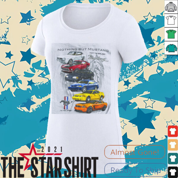 Nothing But Mustang Generations T Shirt