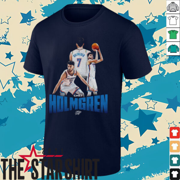OKC Thunder Chet Holmgren Player NBA shirt
