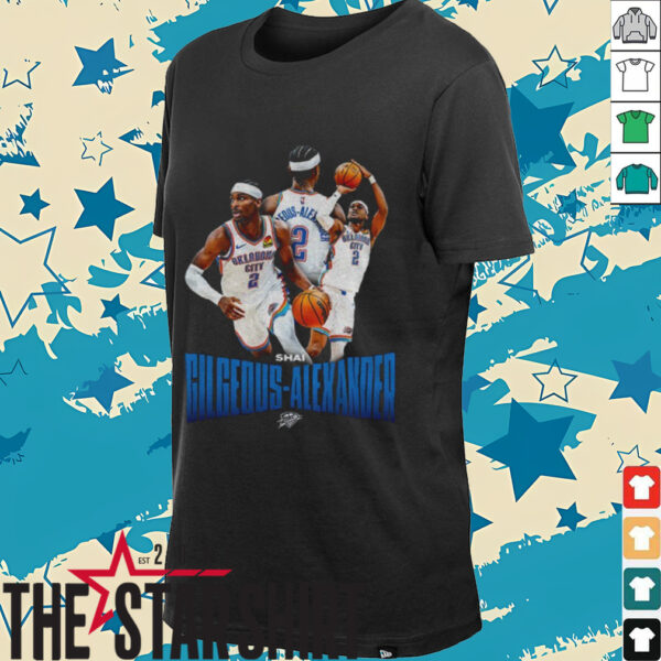 OKC Thunder Shai Gilgeous Alexander Player NBA shirt