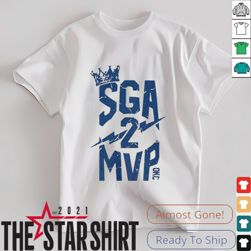 OKC Thunder Shai Gilgeous Alexander SGA 2 MVP 2025 NBA Playoff shirt OKC Thunder Shai Gilgeous Alexander SGA 2 MVP 2025 NBA Playoff shirt