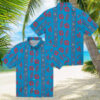 Best Miami Marlins Tropical Hawaiian Shirt   Blue & Black Patchwork Aloha Style