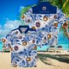 Official New York Mets Floral Baseball Hawaiian Shirt   Perfect for Summer & Beach