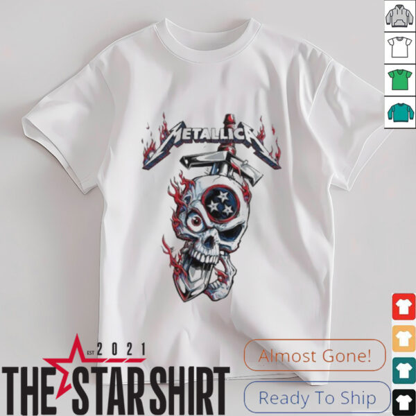 Official Tennessee Titans x Metallica Music Concert 2025 Shirt