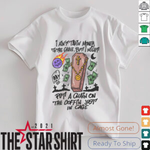Humorous Money Coffin Chain T Shirt