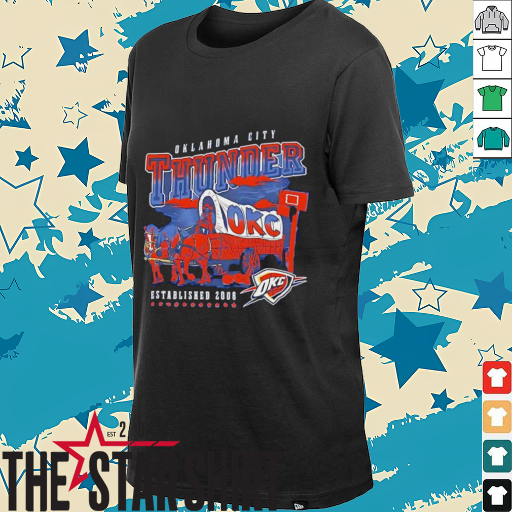 Oklahoma City Thunder Basketball est 2008 vintage shirt Oklahoma City Thunder Basketball est 2008 vintage shirt