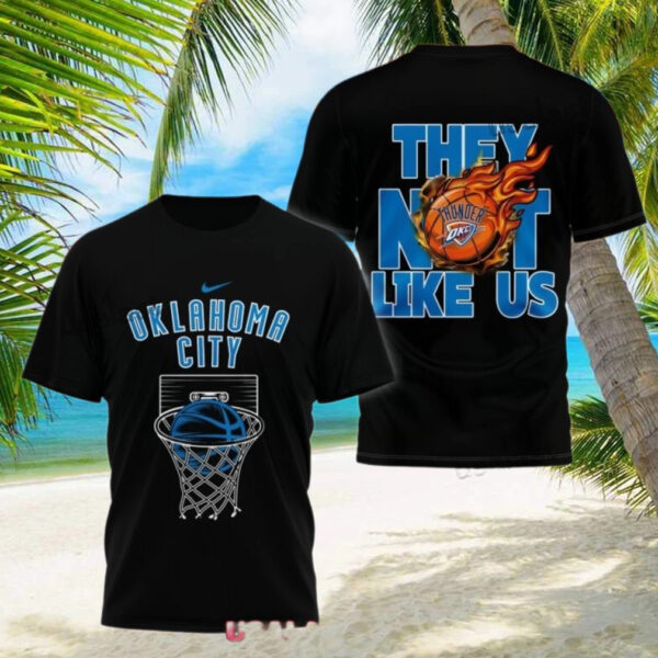 Oklahoma City Thunder They Not Like Us T Shirt Presents For Baseball Lovers