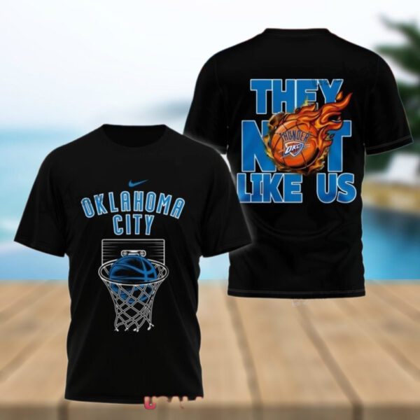 Oklahoma City Thunder They Not Like Us T Shirt Presents For Baseball Lovers