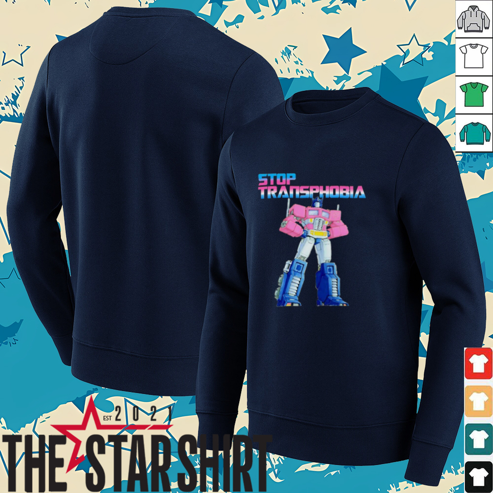 Optimus Prime Stop Transphobia shirt Optimus Prime Stop Transphobia shirt