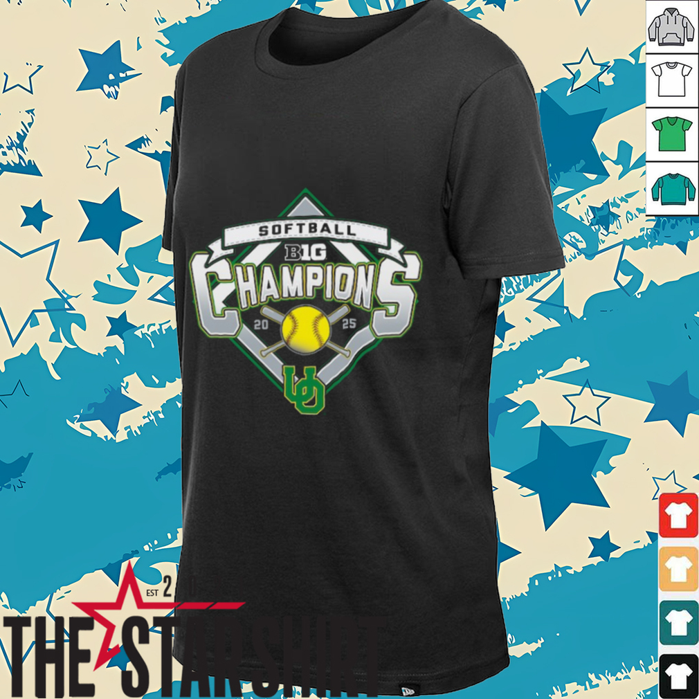 Oregon Ducks 2025 Big Ten Softball Regular Season Champions T Shirt Oregon Ducks 2025 Big Ten Softball Regular Season Champions T Shirt