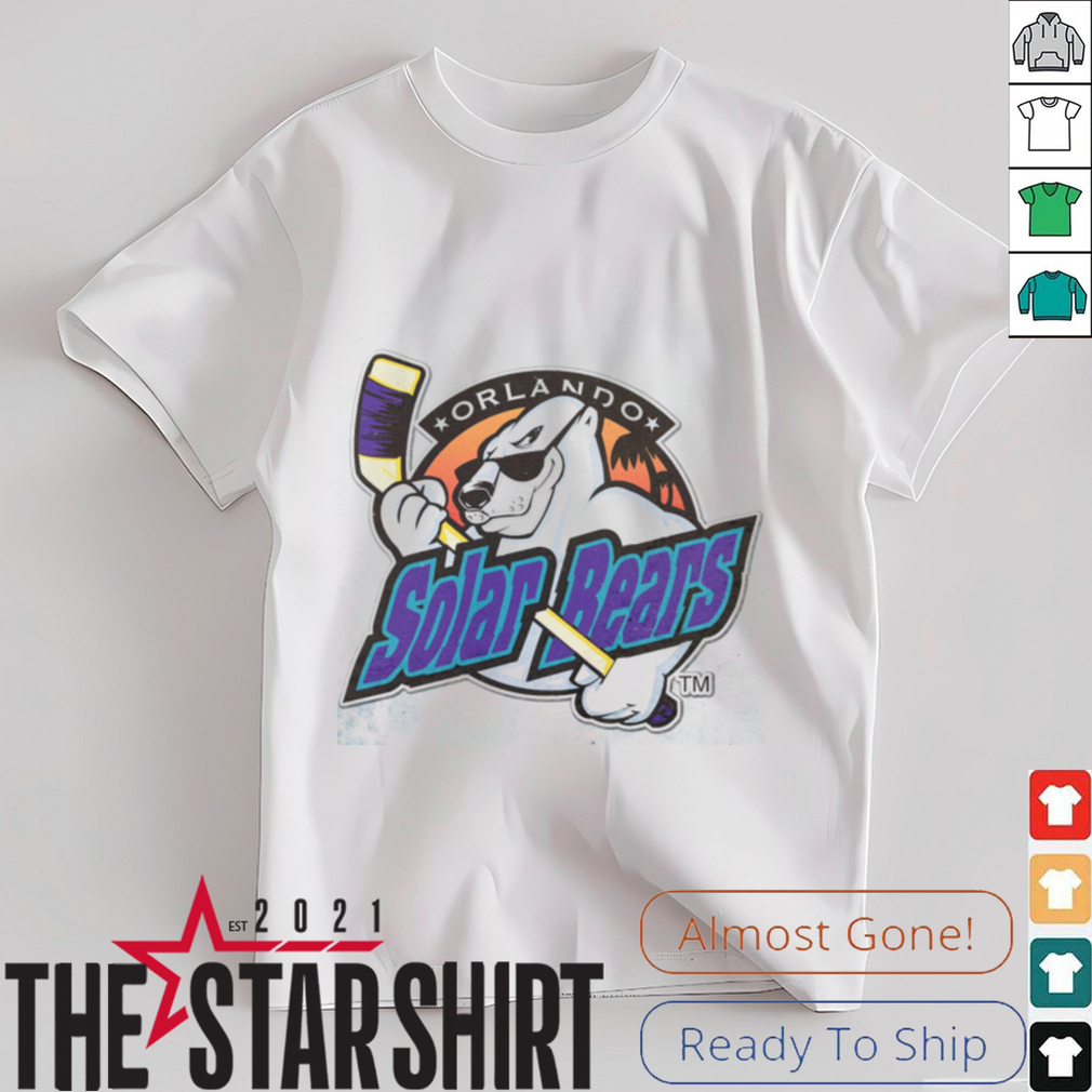 Orlando Solar Bears Hockey Team T Shirt Orlando Solar Bears Hockey Team T Shirt