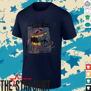 Aphex Twin Ren and Stimpy Mashup T Shirt