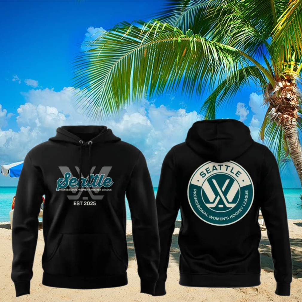 PWHL Seattle 2025 Special Black Hoodie PWHL Seattle 2025 Special Black Hoodie