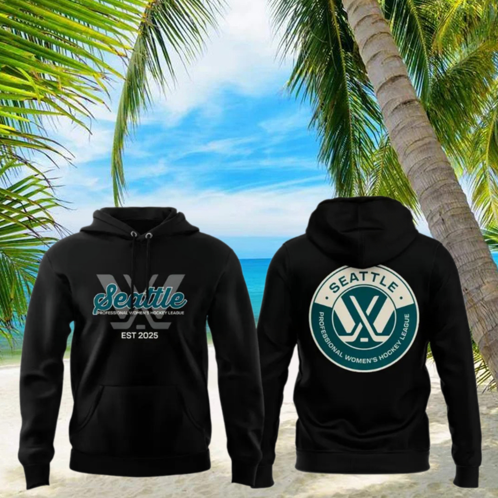 PWHL Seattle 2025 Special Black Hoodie PWHL Seattle 2025 Special Black Hoodie