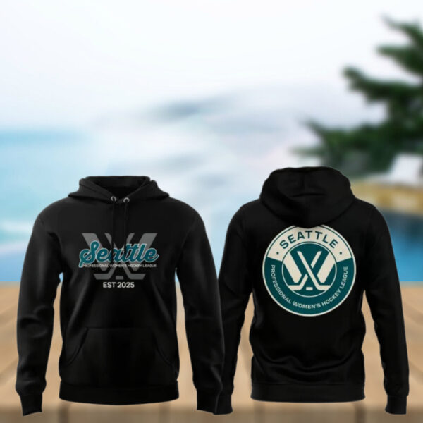 PWHL Seattle 2025 Special Black Hoodie
