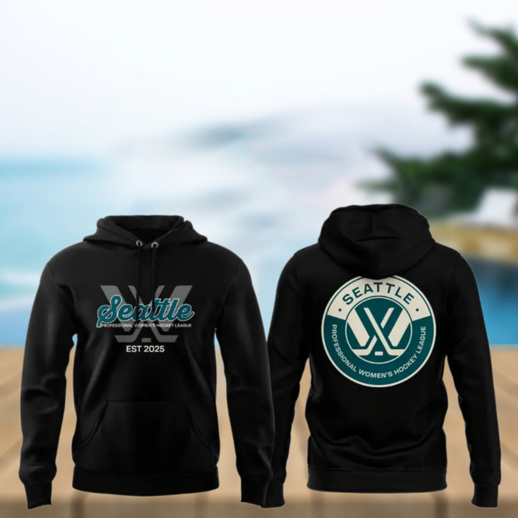 PWHL Seattle 2025 Special Black Hoodie PWHL Seattle 2025 Special Black Hoodie