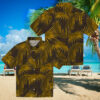Padres Leafy Palms Brown Hawaiian Shirt   Official MLB San Diego Fan Shirt for Summer Vibes