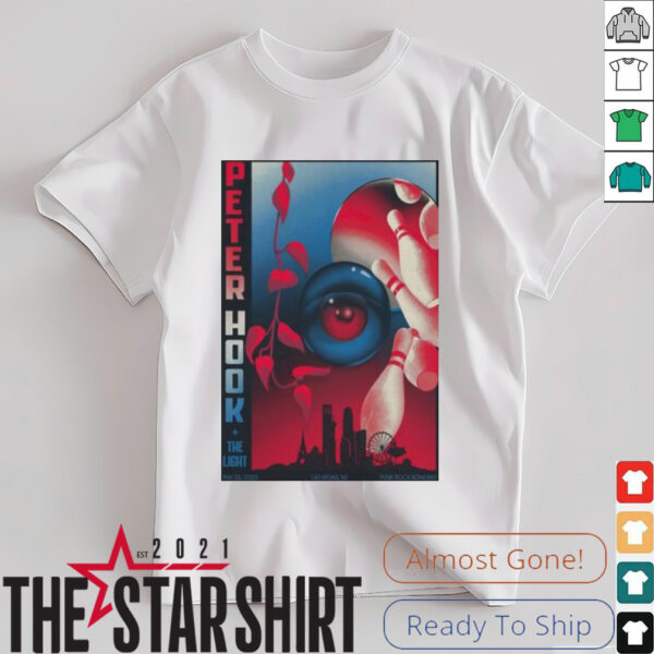 Peter hook and the light 5 25 2025 las vegas nv shirt