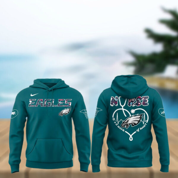 Philadelphia Eagles x Nurses Night 2025 Special Hoodie