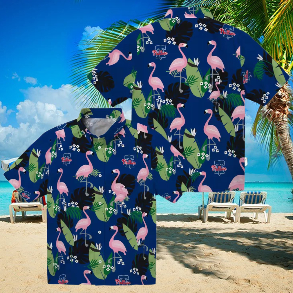 Philadelphia Phillies Flamingo Leaf Print Hawaiian Shirt Stylish MLB Shirt for Baseball Fans Philadelphia Phillies Flamingo Leaf Print Hawaiian Shirt Stylish MLB Shirt for Baseball Fans