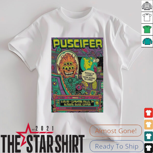 Puscifer cuyahoga falls oh may 25 2025 shirt