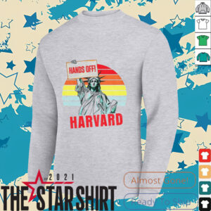 Liberty of Statue holding Hands Off Harvard vintage shirt