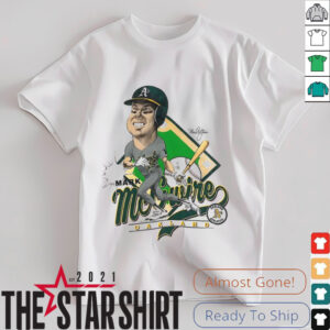 Mark McGuire Oakland A’s Athletics caricature vintage shirt