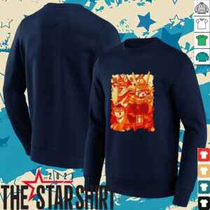 Tenhun orange fuzz shirt