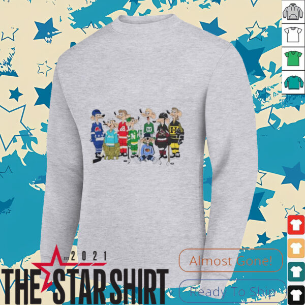 Rink Rats Ice hockey team retro shirt