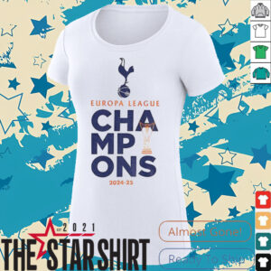 Tottenham Hotspur Europa League Champions winners 2025 trophy shirt