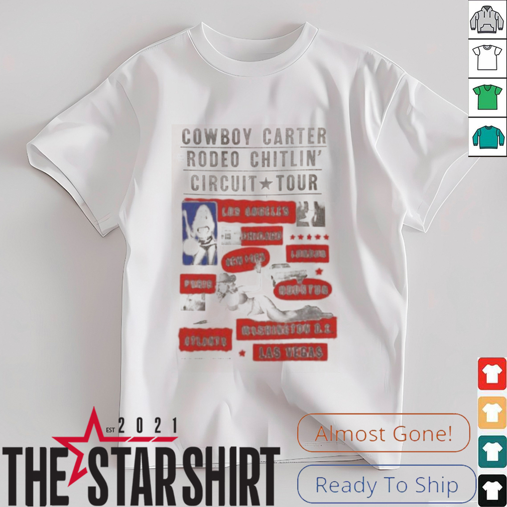 Rodeo Inspired Cowboy Carter Tour T Shirt Rodeo Inspired Cowboy Carter Tour T Shirt