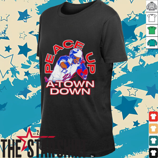 Ronald Acuña Jr. The Grenade peace up a town down signature shirt