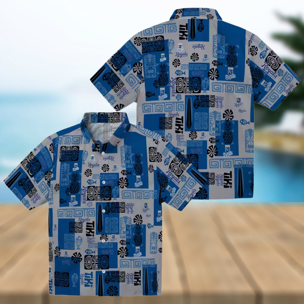 Royal Blue Kansas City Royals Tribal Symbols Hawaiian Shirt Men’s Casual Outfit Royal Blue Kansas City Royals Tribal Symbols Hawaiian Shirt Men’s Casual Outfit