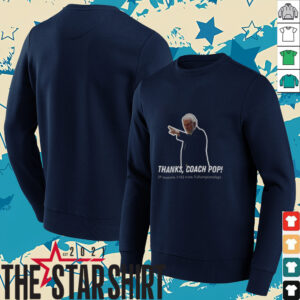 Gregg Popovich Retirement Tribute Thanks Coach Pop shirt