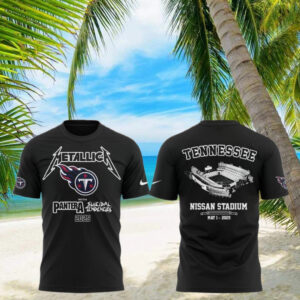 Tennessee Titans x Metallica M72 World Tour T Shirt Best Gifts For Music Lovers
