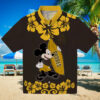San Diego Padres Aloha Surfing Mickey Shirt   Brown Hawaiian Shirt for Summer Fun
