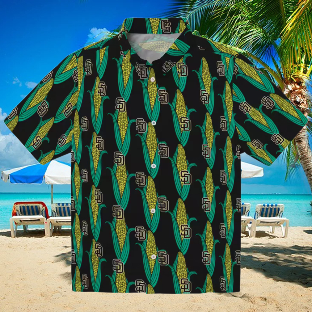 San Diego Padres Brown Tropical Hawaiian Shirt San Diego Padres Brown Tropical Hawaiian Shirt