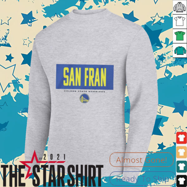 San Fran NBA basketball Golden State Warriors crossbar shirt