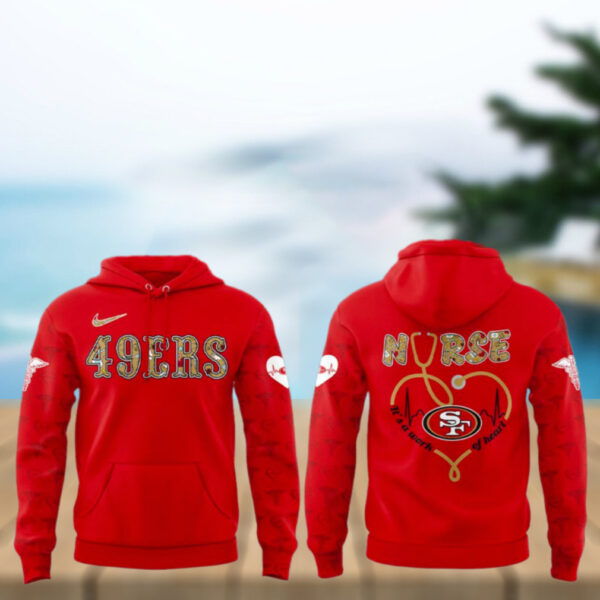 San Francisco 49ers Nurses Appreciation Day 2025 Hoodie
