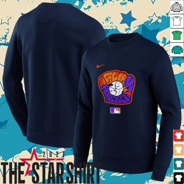 San Francisco Giants Nike Anthracite 2025 City Connect Special shirt