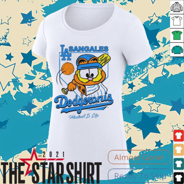 Sangales Los Angeles Dodgers Dodgeronis Meatball Is Like T shirts
