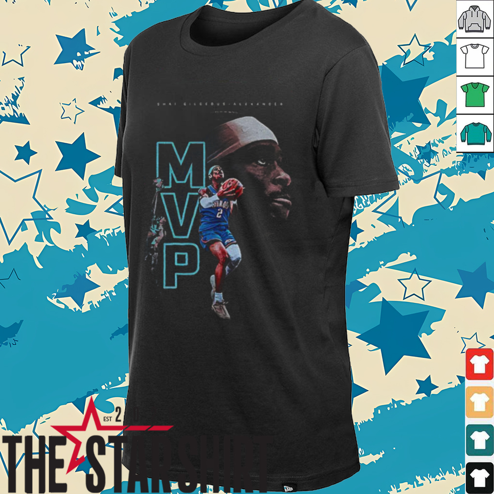 Shai Gilgeous Alexander MVP Oklahoma City Thunder NBA basketball shirt Shai Gilgeous Alexander MVP Oklahoma City Thunder NBA basketball shirt