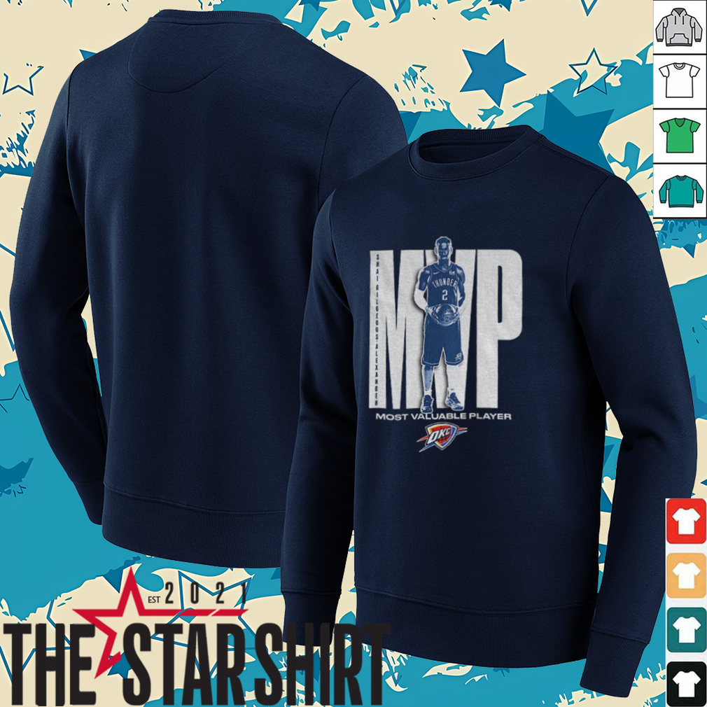 Shai Gilgeous Alexander Oklahoma City Thunder 2025 NBA MVP Most Valuable Player shirt Shai Gilgeous Alexander Oklahoma City Thunder 2025 NBA MVP Most Valuable Player shirt