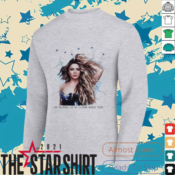 Shakira Las Mujeres Ya No Lloran Tour Concert Shirt 2025 Latin Pop Music Tour Merch Tee