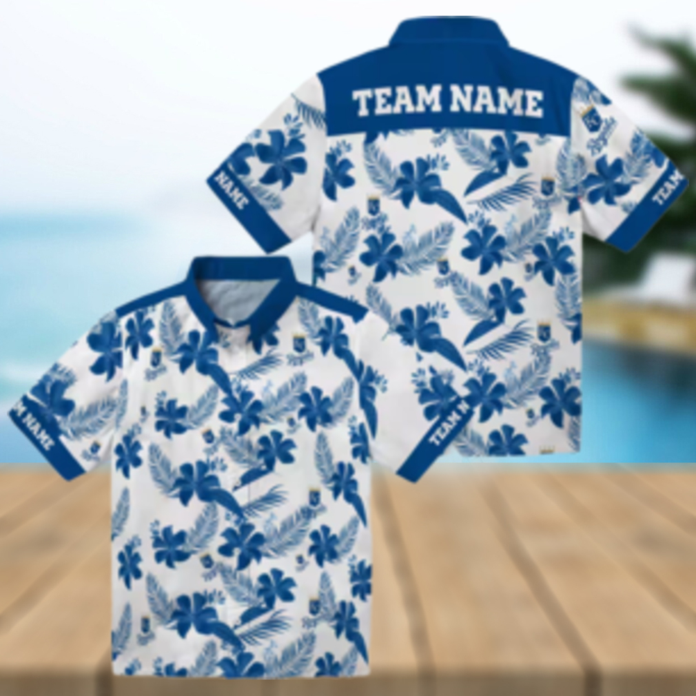Shop Kansas City Royals Summer Aloha Hawaiian Shirt MLB Fan Apparel with Botanical Print Shop Kansas City Royals Summer Aloha Hawaiian Shirt MLB Fan Apparel with Botanical Print