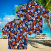 Miami Marlins Tropical Button Up Shirt   Toucan & Pineapple Aloha Style for Summer Trips