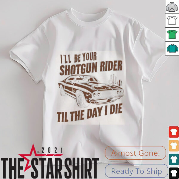Shotgun Rider Cowboy Music T Shirt