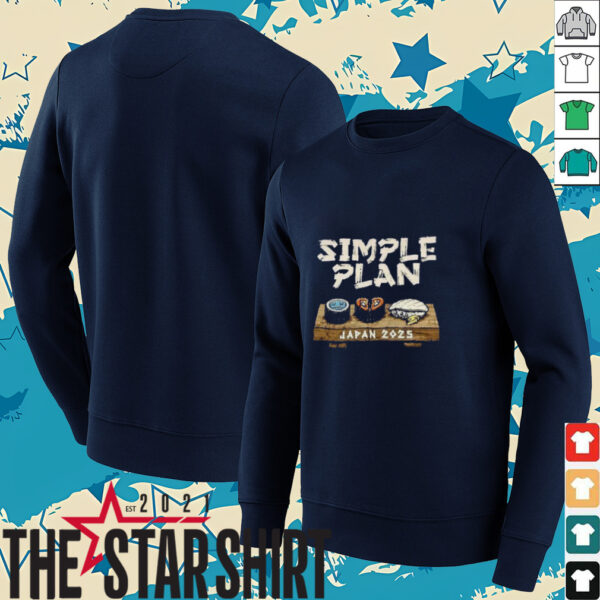 Simple Plan Japan Tour 2025 Schedule Two Sided Unisex T Shirt