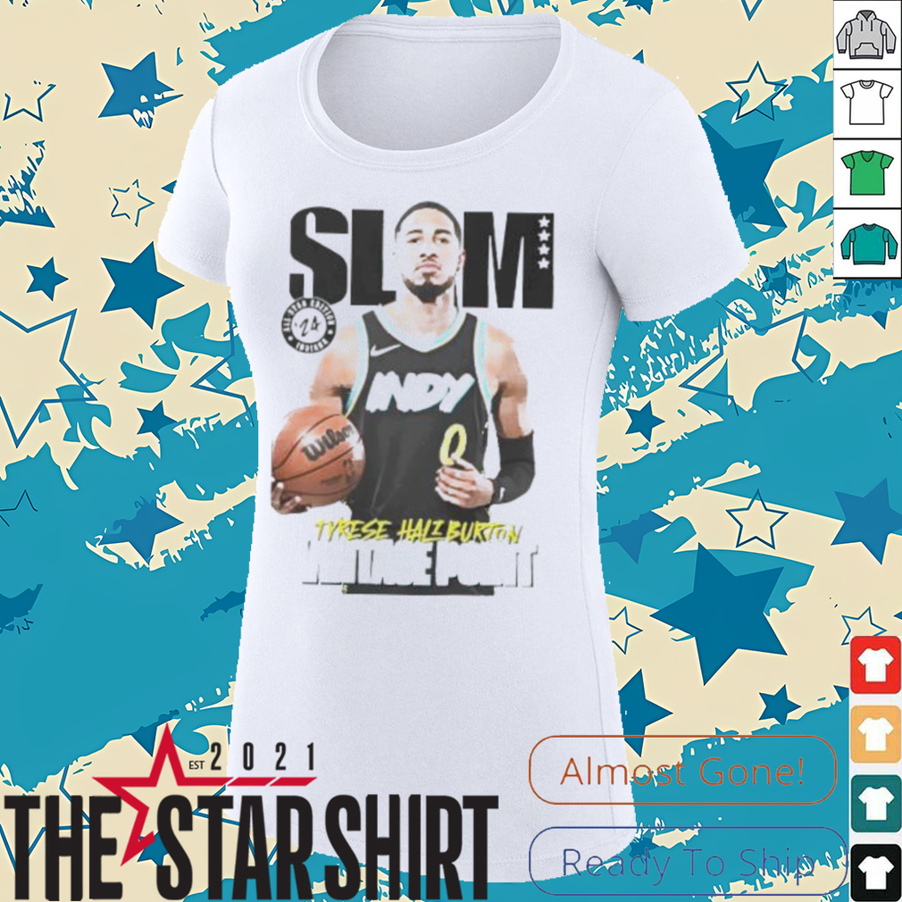 Slam Tyrese Haliburton vintage point Indiana Pacers signature shirt Slam Tyrese Haliburton vintage point Indiana Pacers signature shirt