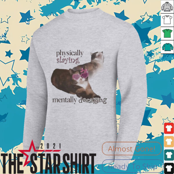 Snazzyseagull physically slaying mentally decaying shirt