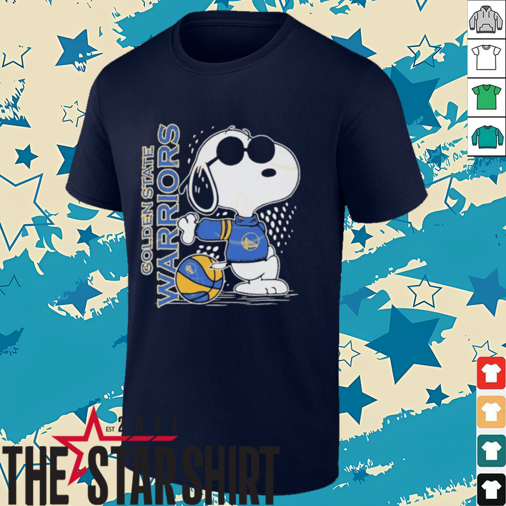 Snoopy Fan Golden State Warriors x The Peanuts T shirts Snoopy Fan Golden State Warriors x The Peanuts T shirts